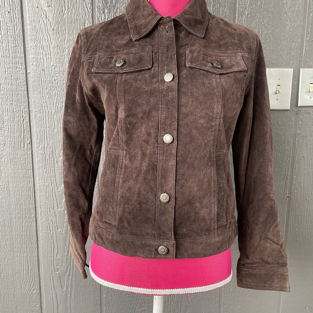 Northern Reflections Dark Brown Jean Jacket